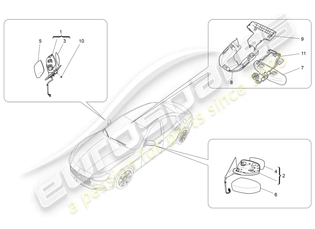 diagrama de pieza que contiene el número de pieza 670122424