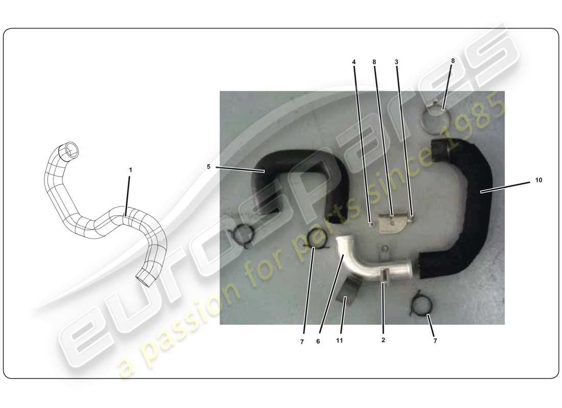 diagrama de pieza que contiene el número de pieza wht003080