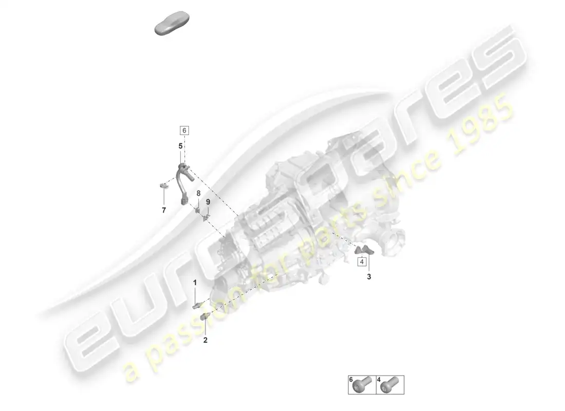 porsche 2023 (992-1 gt3/rs/st) sensores de caja de cambios manual diagrama de piezas