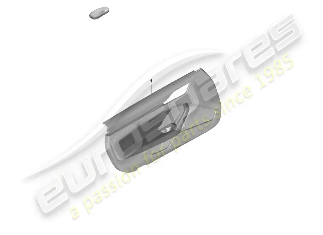 porsche 2022 (992-1 gt3/rs/st) panel de puerta para vehículos con equipamiento de cuero/dinamica reposabrazos (dinamica) diagrama de piezas