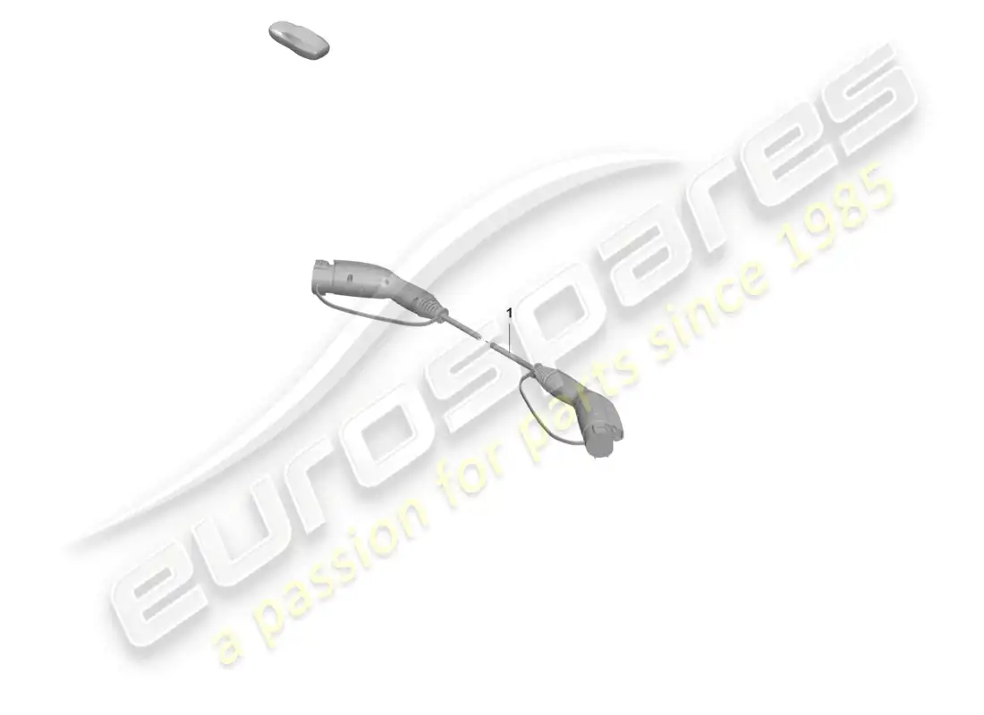 porsche 2026 (taycan 9j1-2) cable de carga para estación de carga pública diagrama de piezas