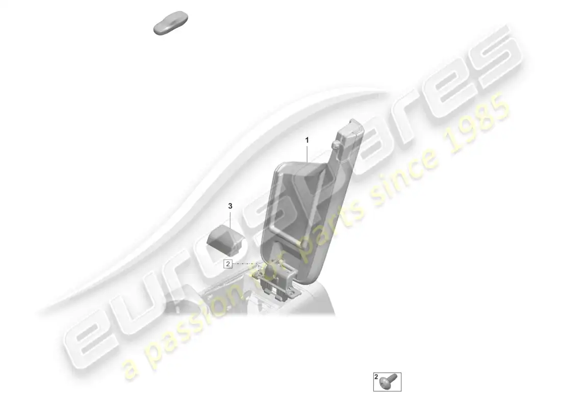porsche 2023 (taycan 9j1-1) brazo diagrama de piezas