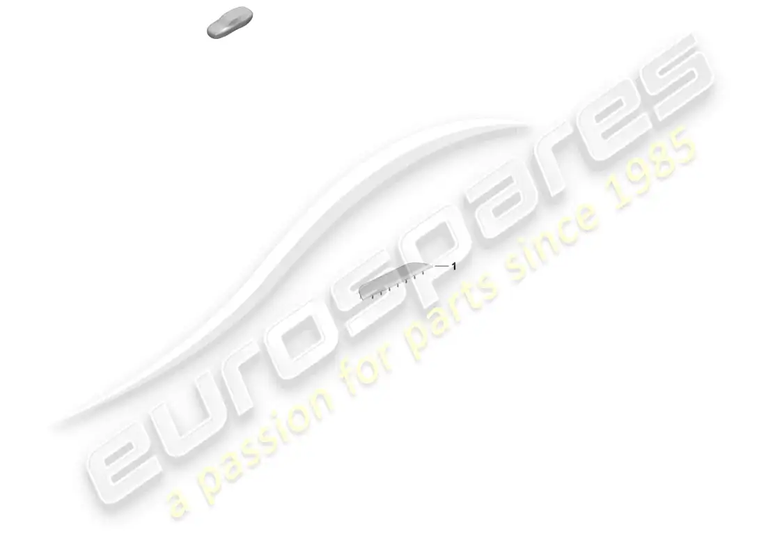 porsche 2025 (taycan 9j1-2) moldura de umbral trasera diagrama de piezas