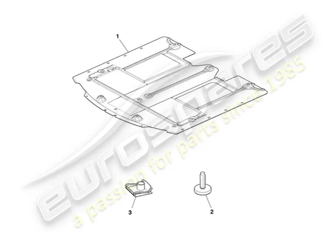 aston martin db9 (2016) bandeja inferior delantera, volante diagrama de piezas