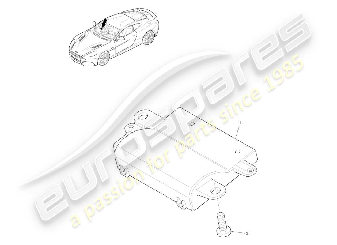 aston martin vanquish (2013) diagrama de piezas rke