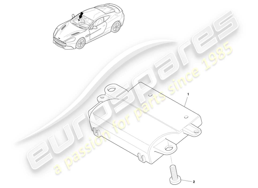 aston martin vanquish (2014) diagrama de piezas rke