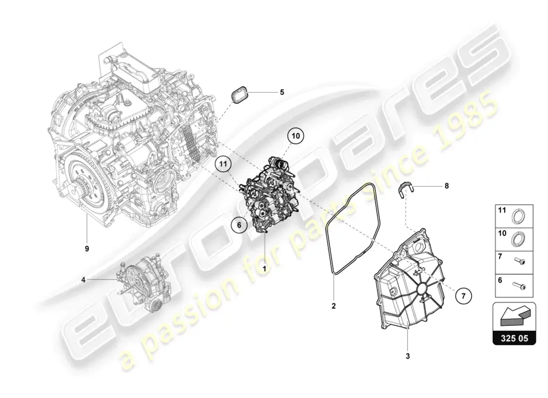 lamborghini sto (2022) mecatrónica con software diagrama de piezas