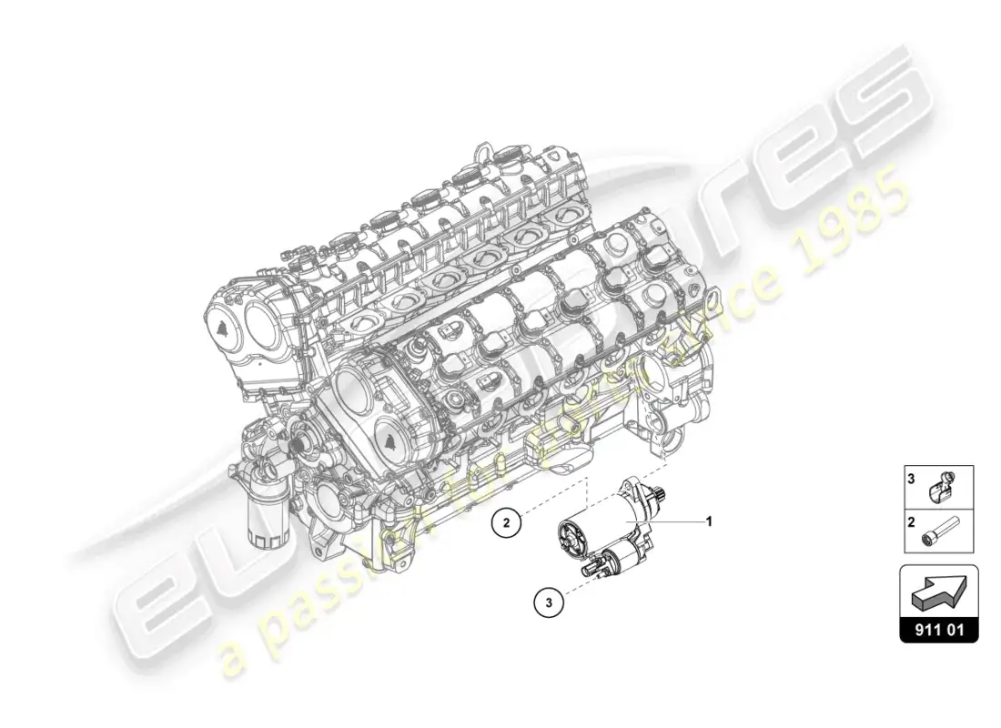 lamborghini countach lpi 800-4 (2022) inicio diagrama de piezas