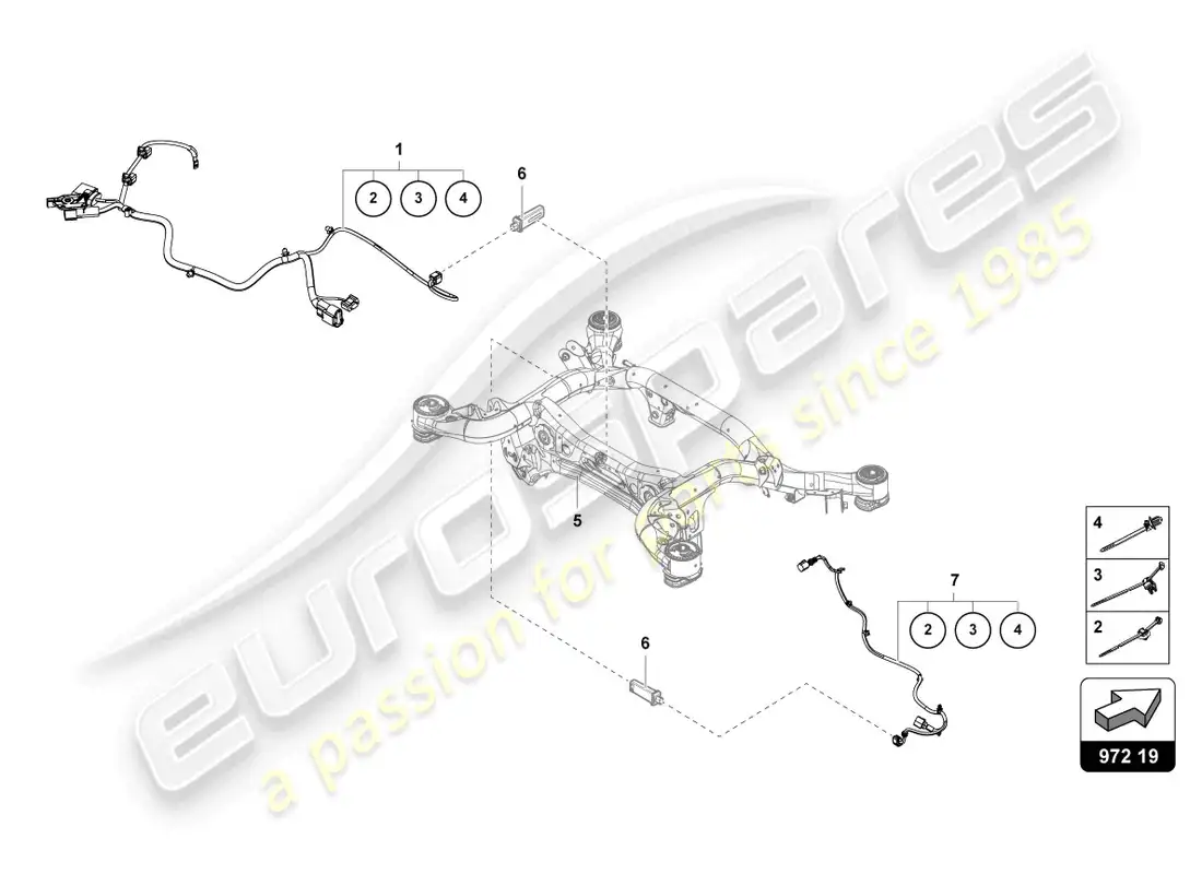 lamborghini urus performante (2023) mazo de cables para centrales eléctricas diagrama de piezas