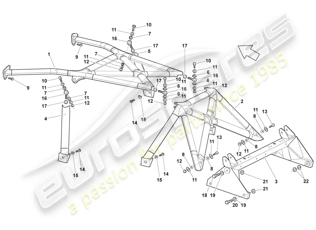 lamborghini reventon roadster marco diagrama de piezas