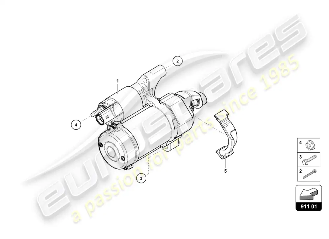 lamborghini urus (2020) inicio diagrama de piezas