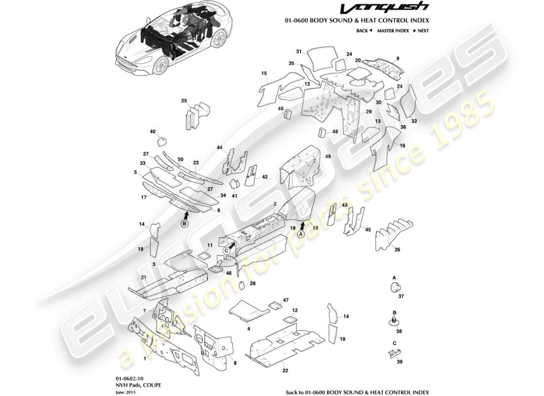 diagrama de pieza que contiene el número de pieza dd33-111a30-aa