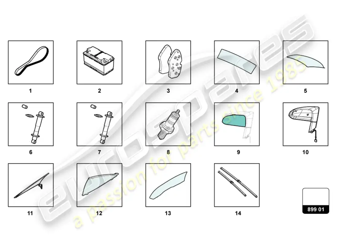 lamborghini gallardo spyder (2007) para recoger diagrama de piezas