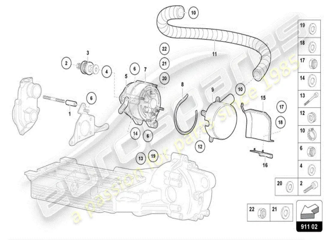 lamborghini diablo vt (1999) inicio diagrama de piezas