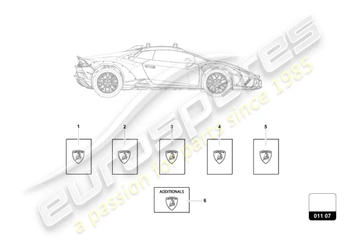 diagrama de pieza que contiene el número de pieza 4t0012740sp