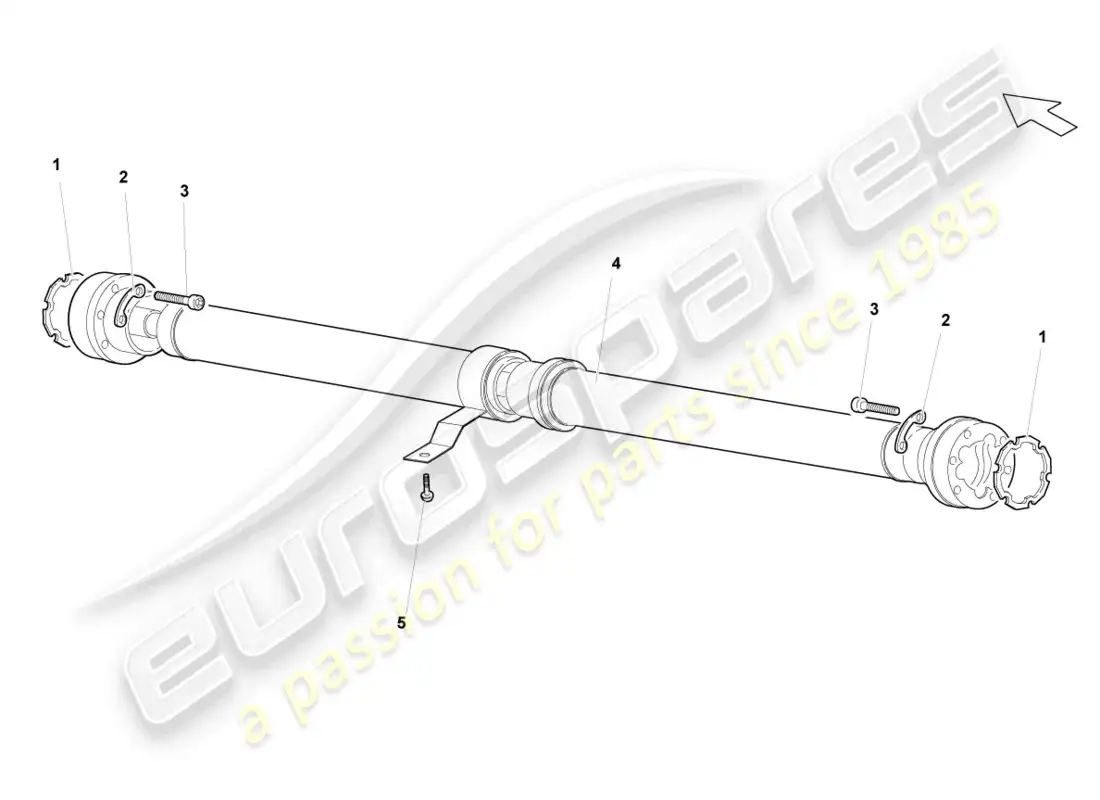 lamborghini lp570-4 sl (2011) brazo de control diagrama de piezas