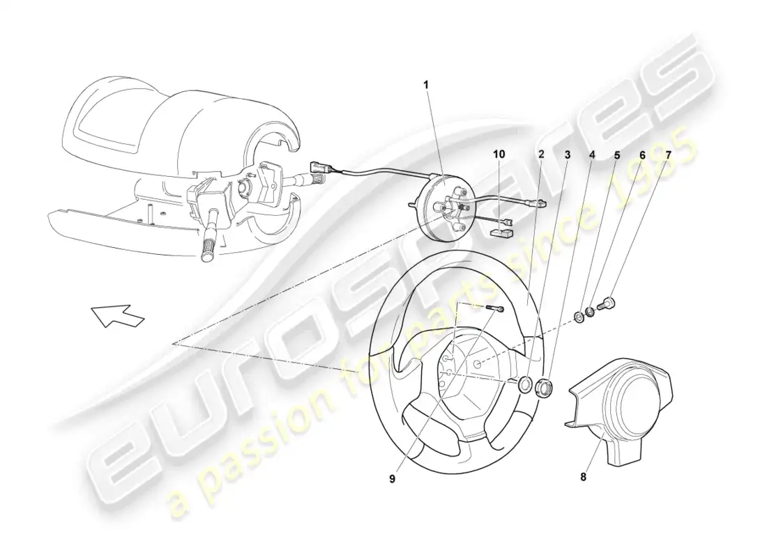 lamborghini reventon roadster volante diagrama de piezas