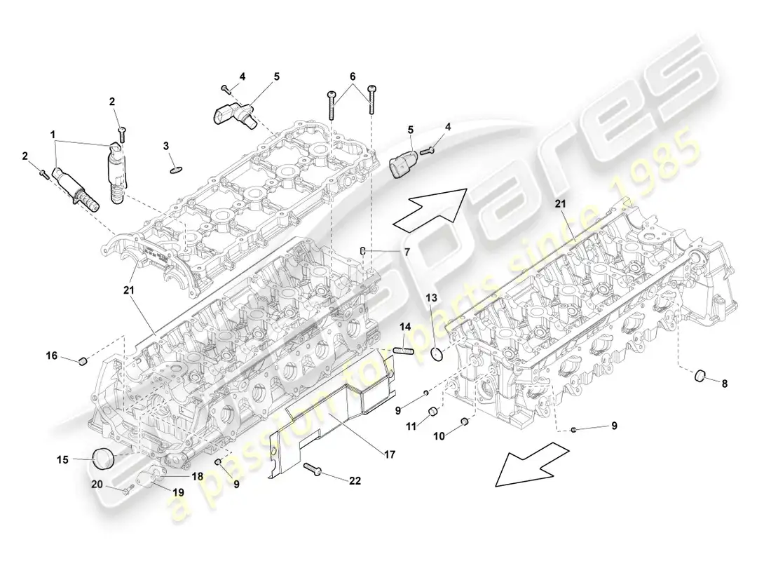 lamborghini lp560-4 spider (2014) emisor de impulsos diagrama de piezas