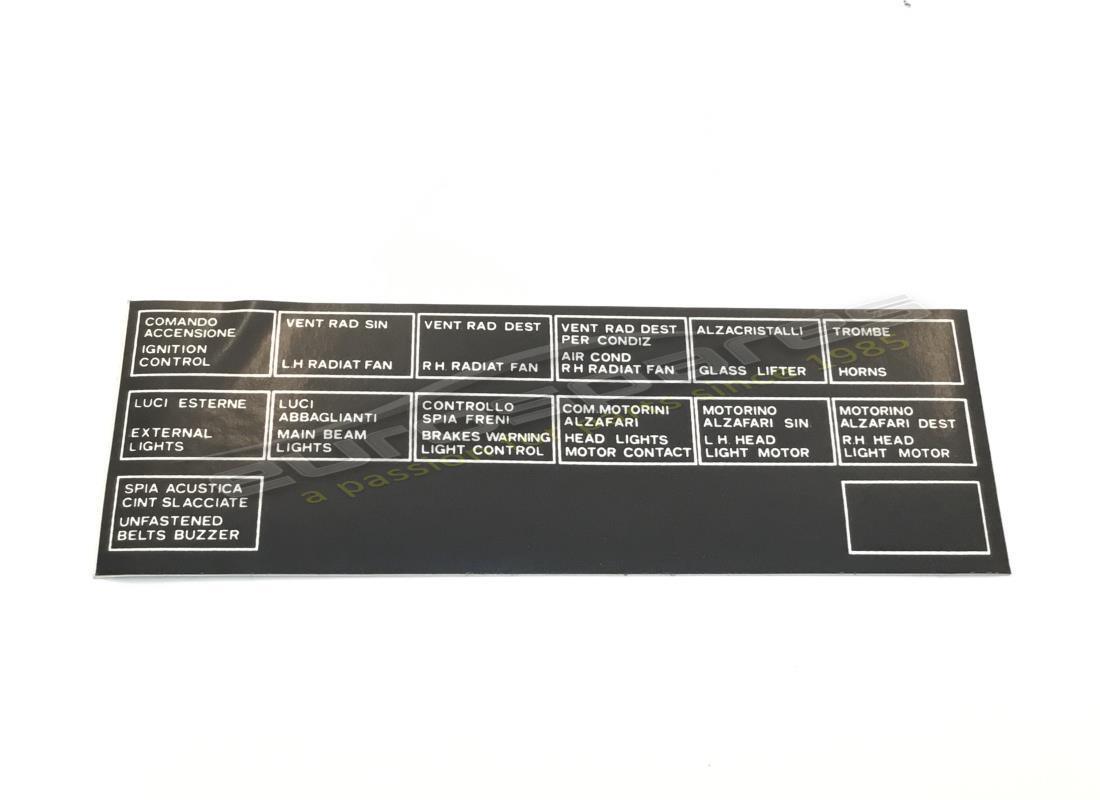 nueva etiqueta adhesiva ferrari. número de parte 40355307 (1)