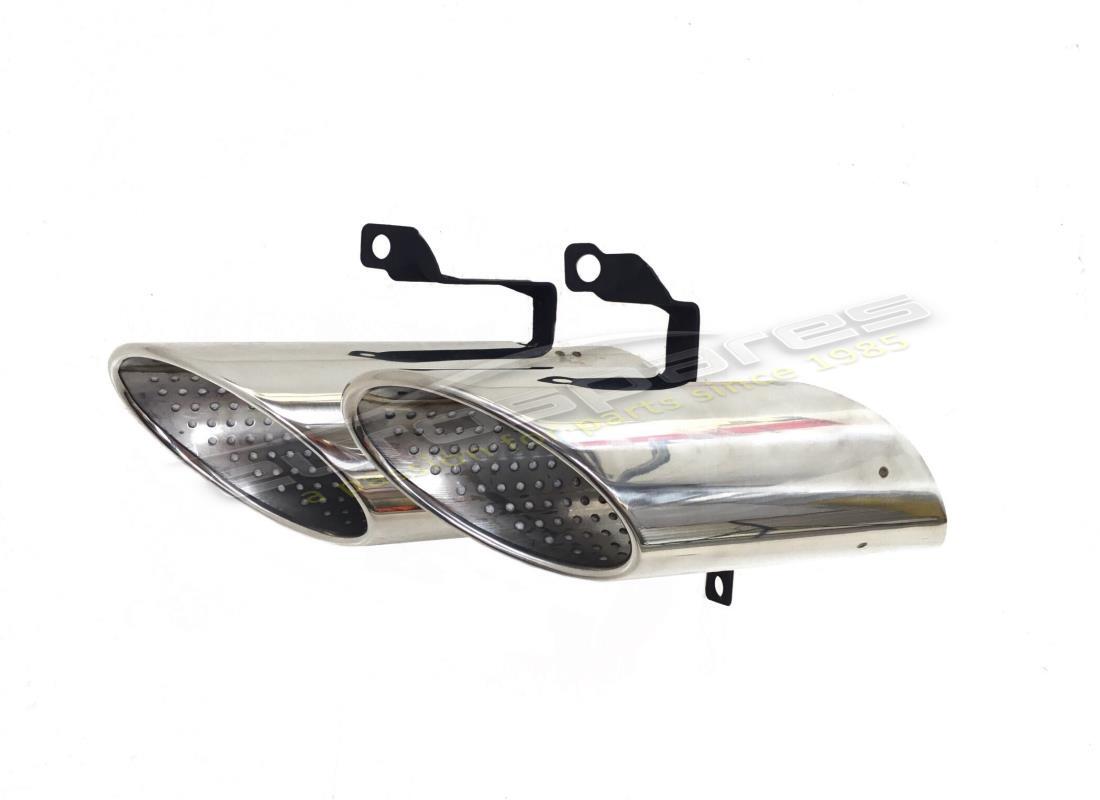 nuevo embellecedor lamborghini, tubo de cola derecho pulido (2wd). número de parte 4t0253698f (1)