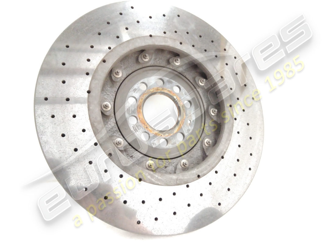 disco de freno cerámico delantero derecho usado lamborghini (ventilado). número de pieza 470615302g (4)