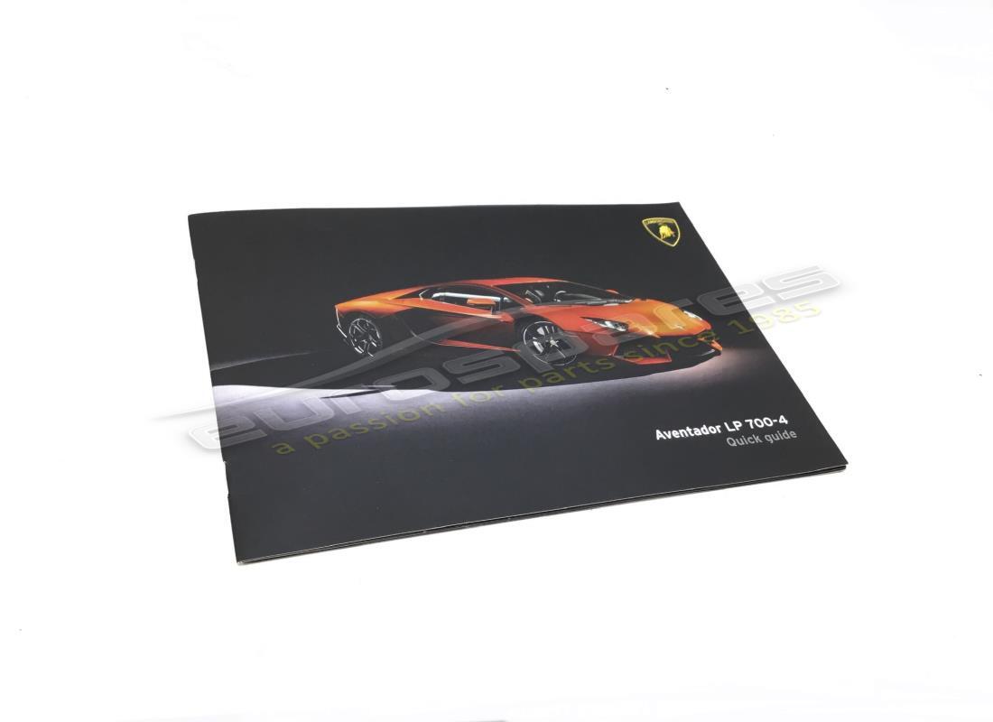 nueva lamborghini guía rápida de instrucciones breves. número de parte 476012040f (1)