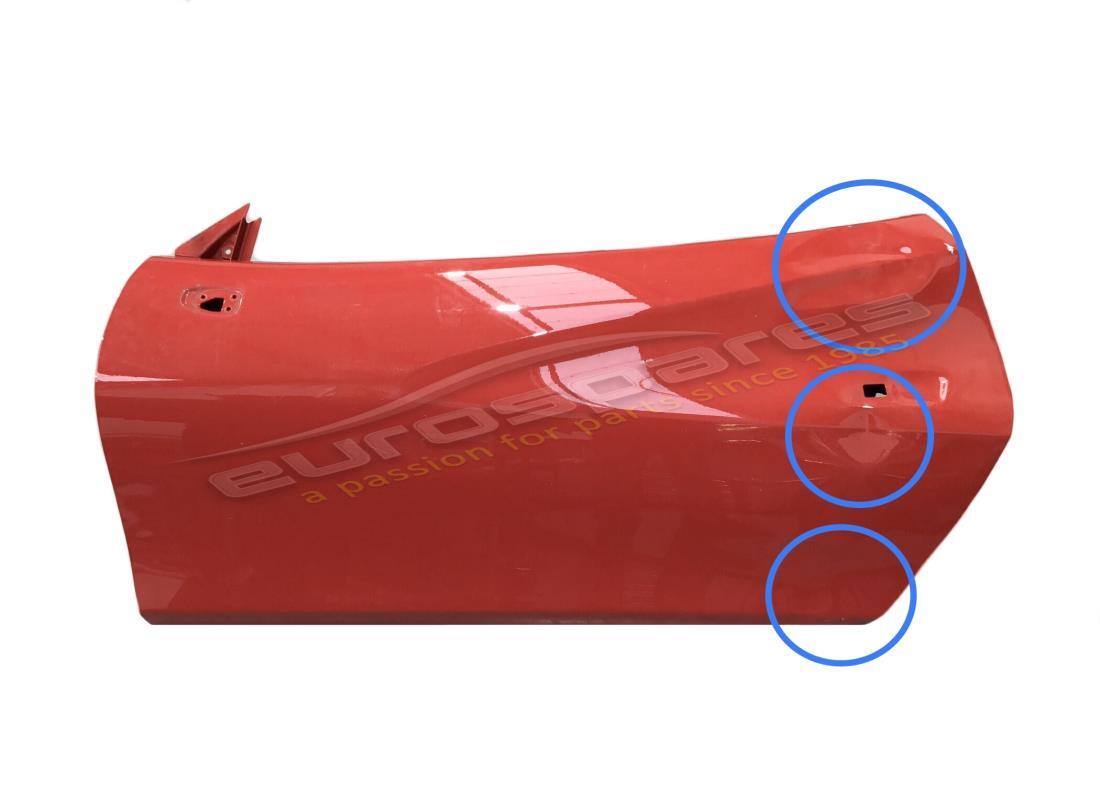 ESTRUCTURA DE PUERTA IZQUIERDA COMPLETA Ferrari USADA. NÚMERO DE PARTE 985880962 (1)