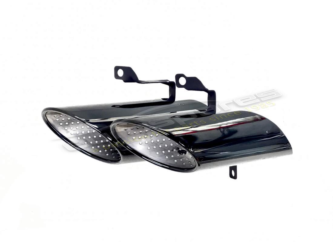 nuevo embellecedor lamborghini, tubo de cola der. negro brillante. número de pieza 4t0253698b (1)