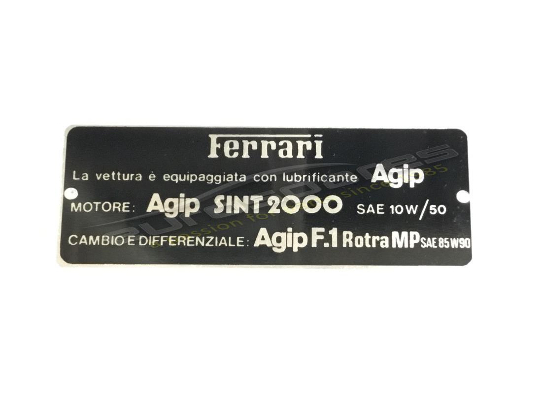 nueva placa agip ferrari. número de parte fer2000 (1)