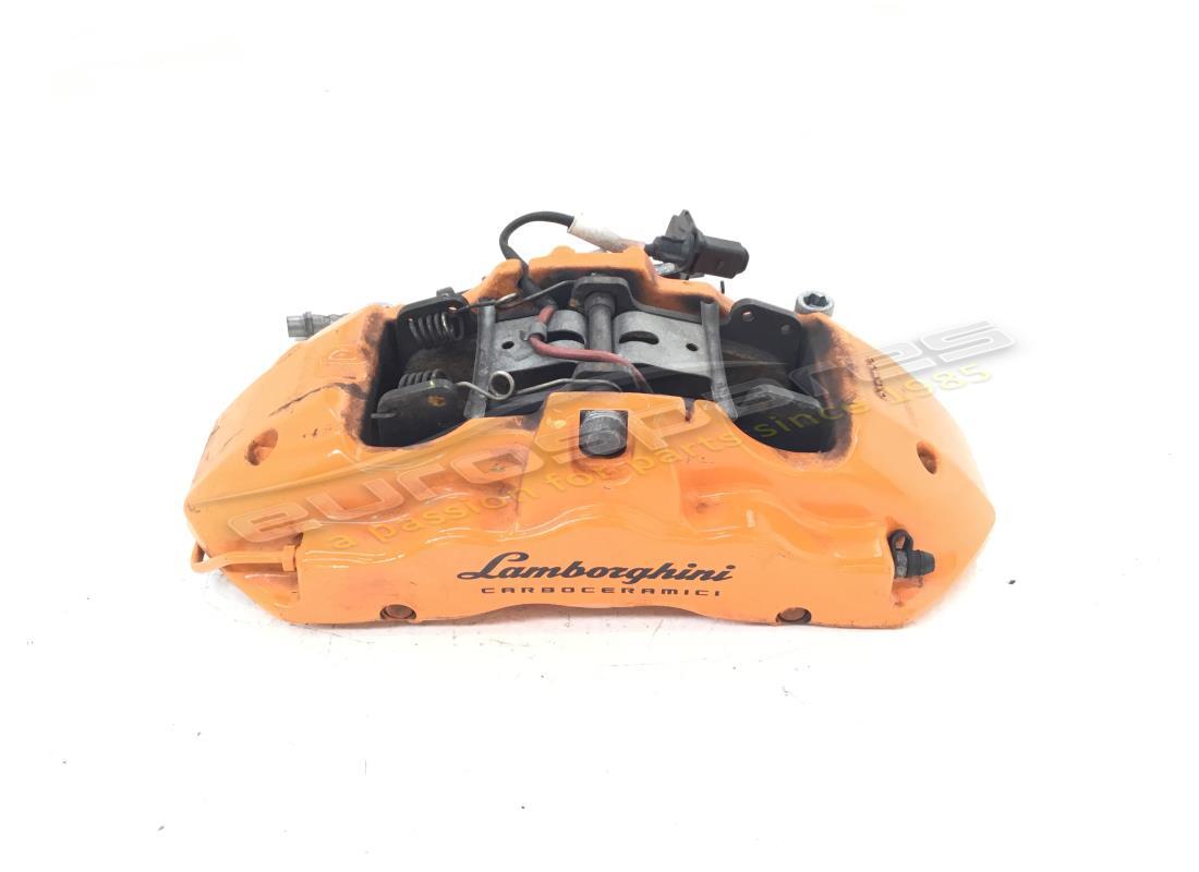 pinza de freno lamborghini cerámica naranja usada. número de parte 4t0615106cd (1)
