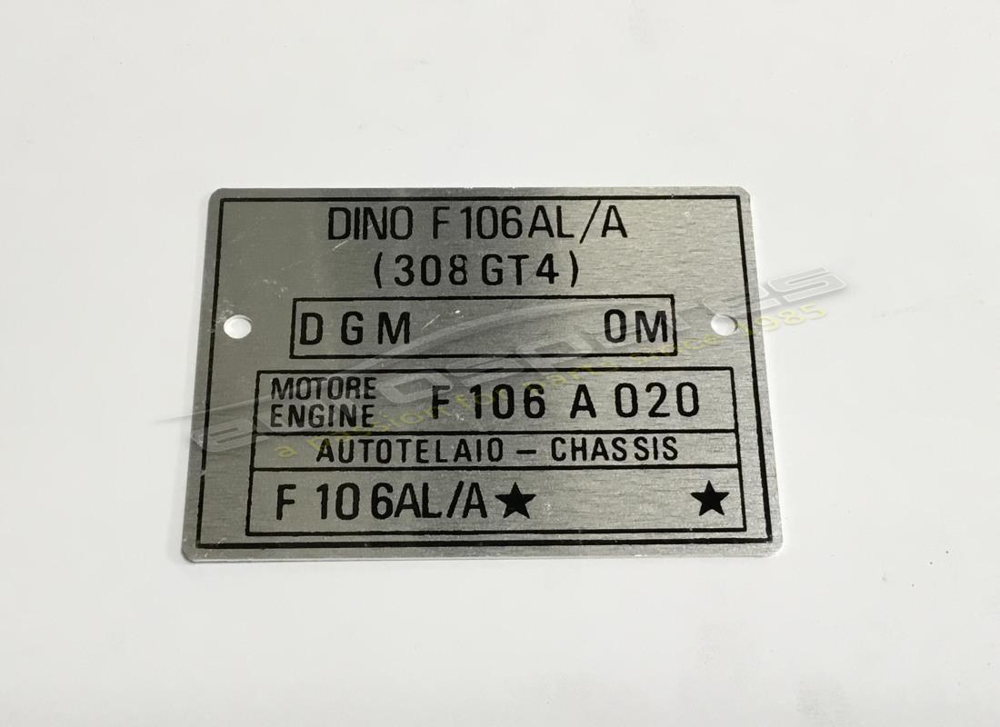 nueva placa de chasis ferrari. número de parte dino100 (1)