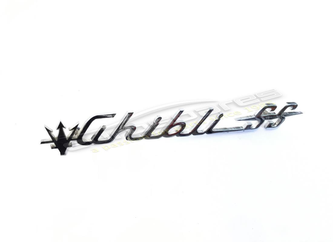 nueva escritura cromada de maserati ghibli ss. número de parte 115bm66003 (1)