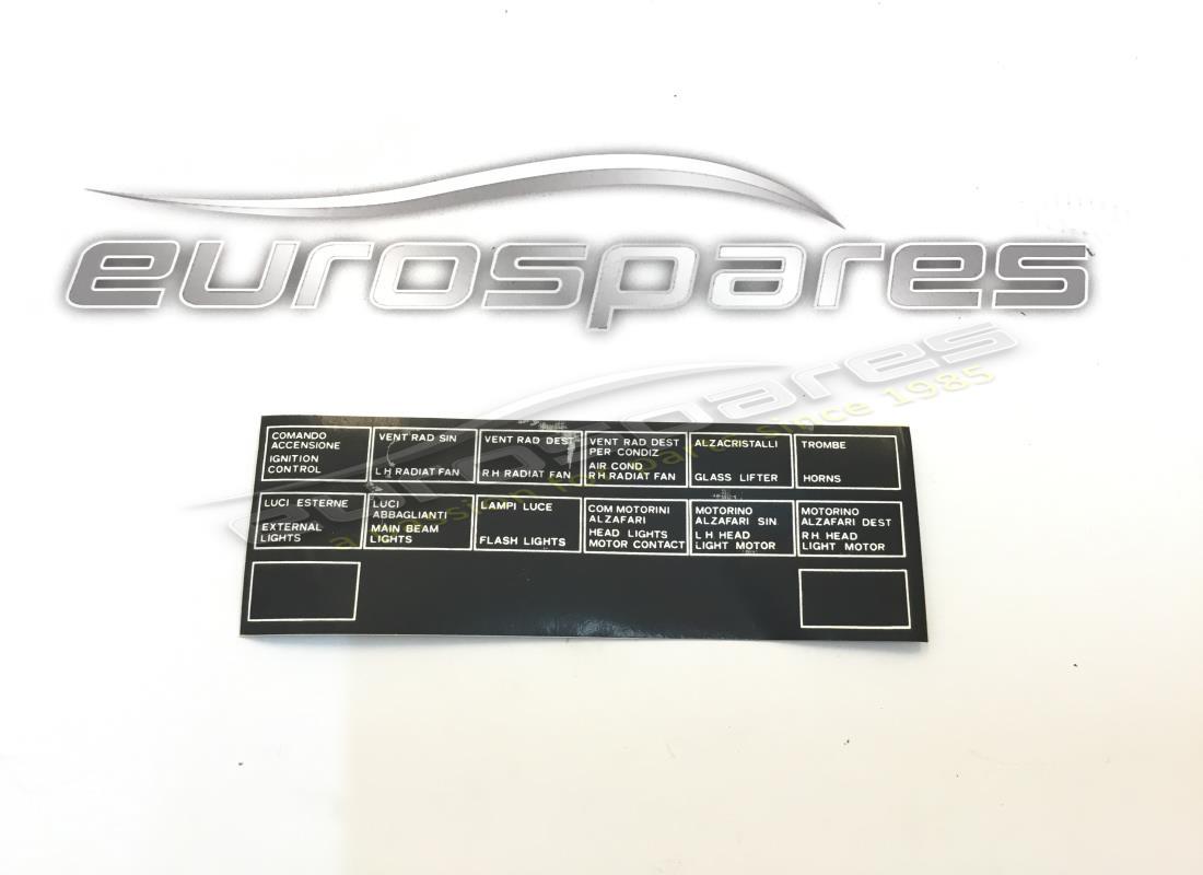 nueva etiqueta adhesiva ferrari. número de parte 40322406 (1)
