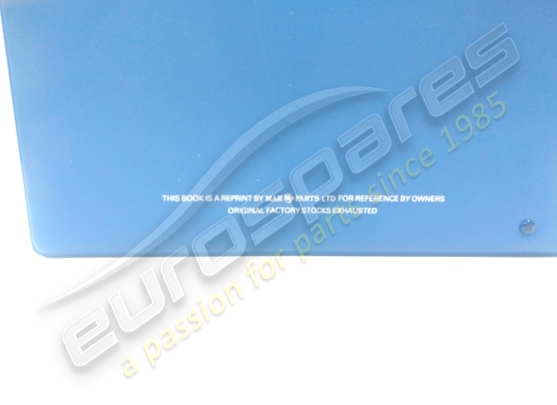 nuevo ferrari libro de piezas f355 archivo vacío. número de parte 95990290 (3)