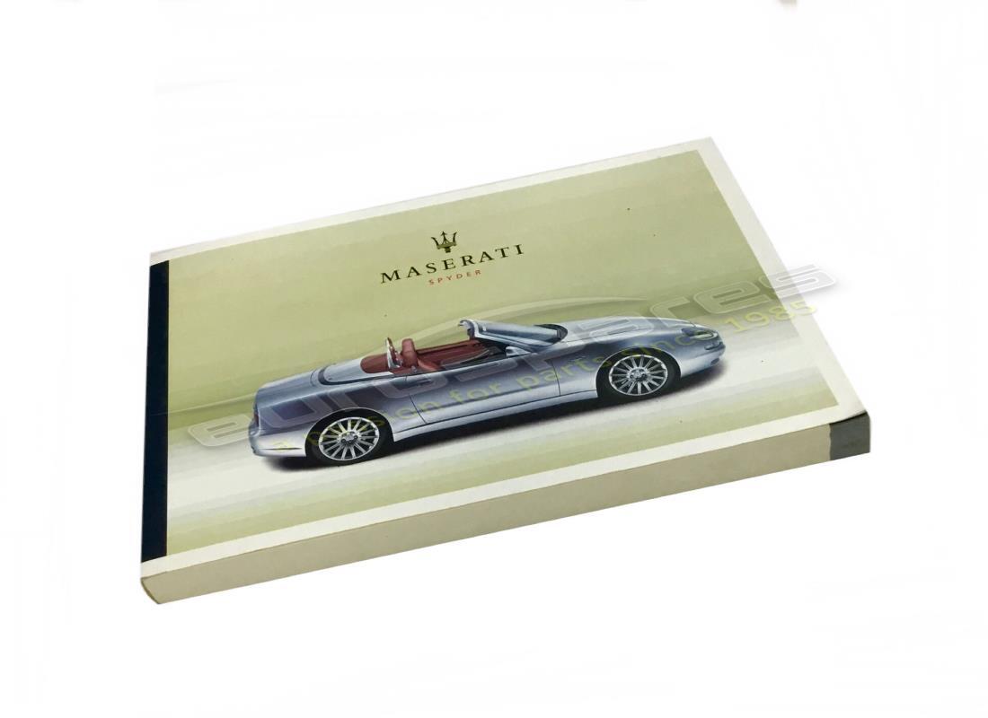 nuevo maserati manual del propietario m138 sypder es. número de parte 920000514 (1)