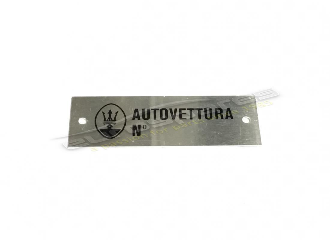 nueva placa maserati autovettura. número de parte mpl003 (1)