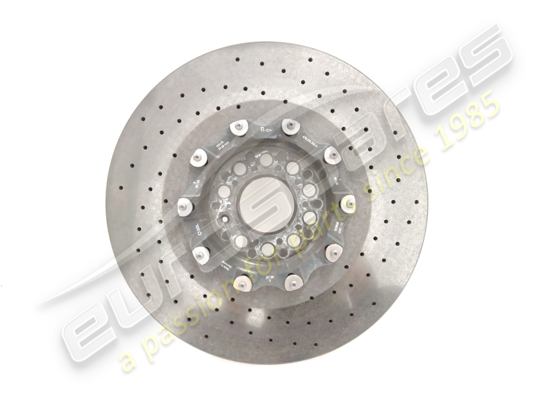 DISCO DE FRENO CERÁMICO DELANTERO DERECHO USADO Lamborghini (VENTILADO). NÚMERO DE PIEZA 470615302G (1)