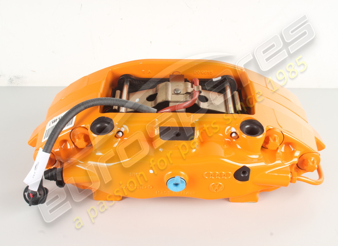 nueva pinza de freno ccb lamborghini, trasera izquierda, naranja. número de pieza 4t0615405t (2)