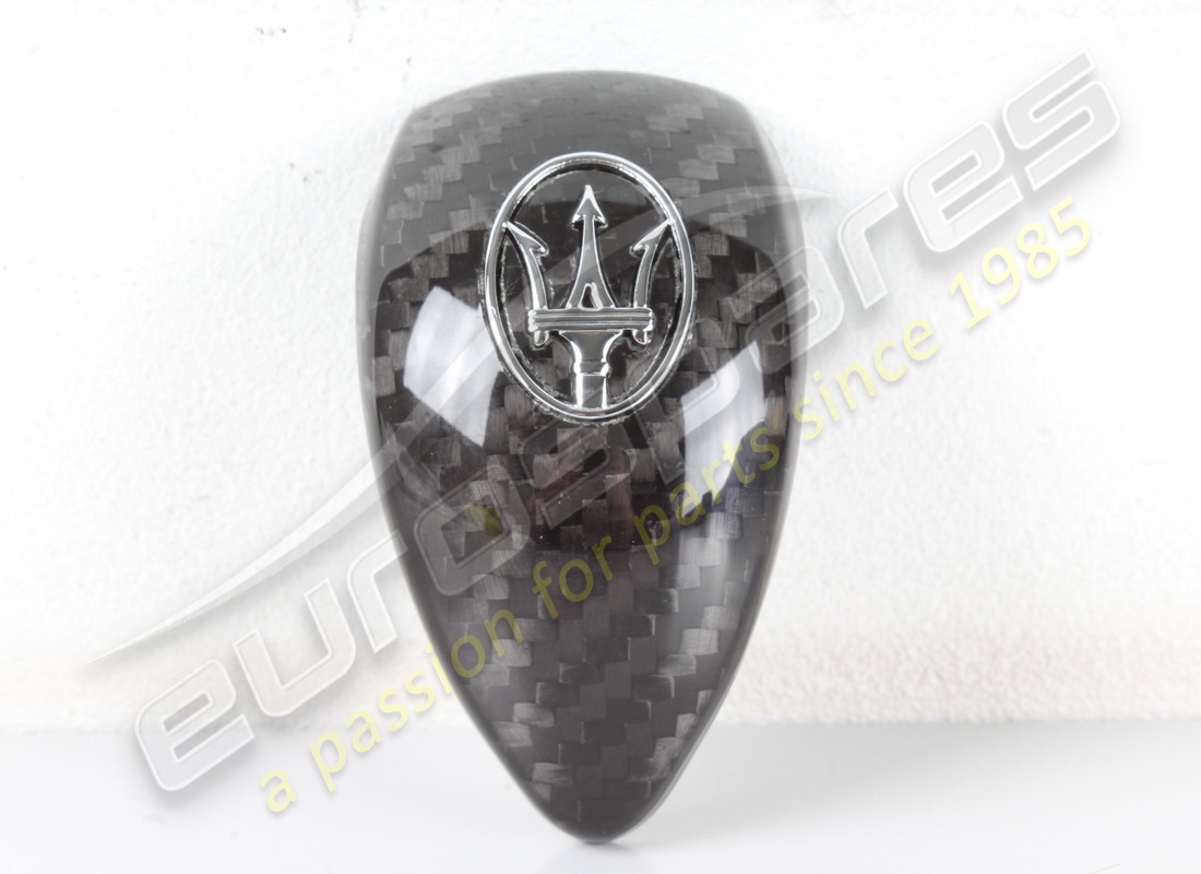 nuevo inserto de perilla de cambios maserati - carbono. número de pieza 82413677 (1)