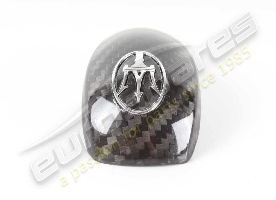 nuevo inserto de perilla de cambios maserati - carbono. número de pieza 82413677 (3)
