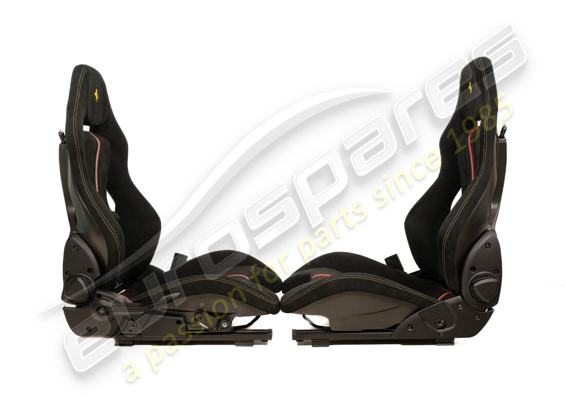 usado ferrari 488 pista rhd black racing seats. número de parte 781201000 (3)
