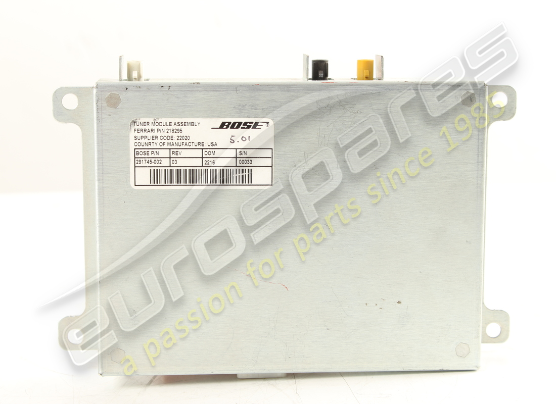 nueva caja sintonizador bose de ferrari nit. número de parte 218295 (2)