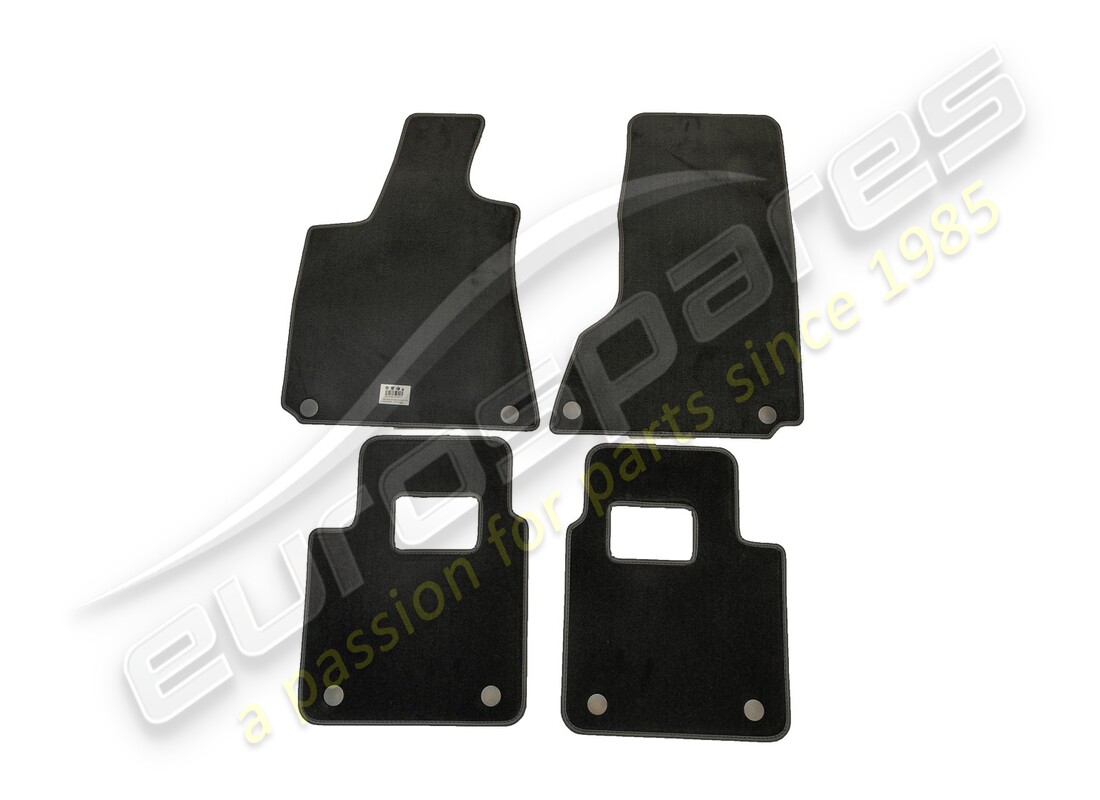 nuevo kit de tapetes maserati + fijaciones nero. número de pieza 673004104 (1)
