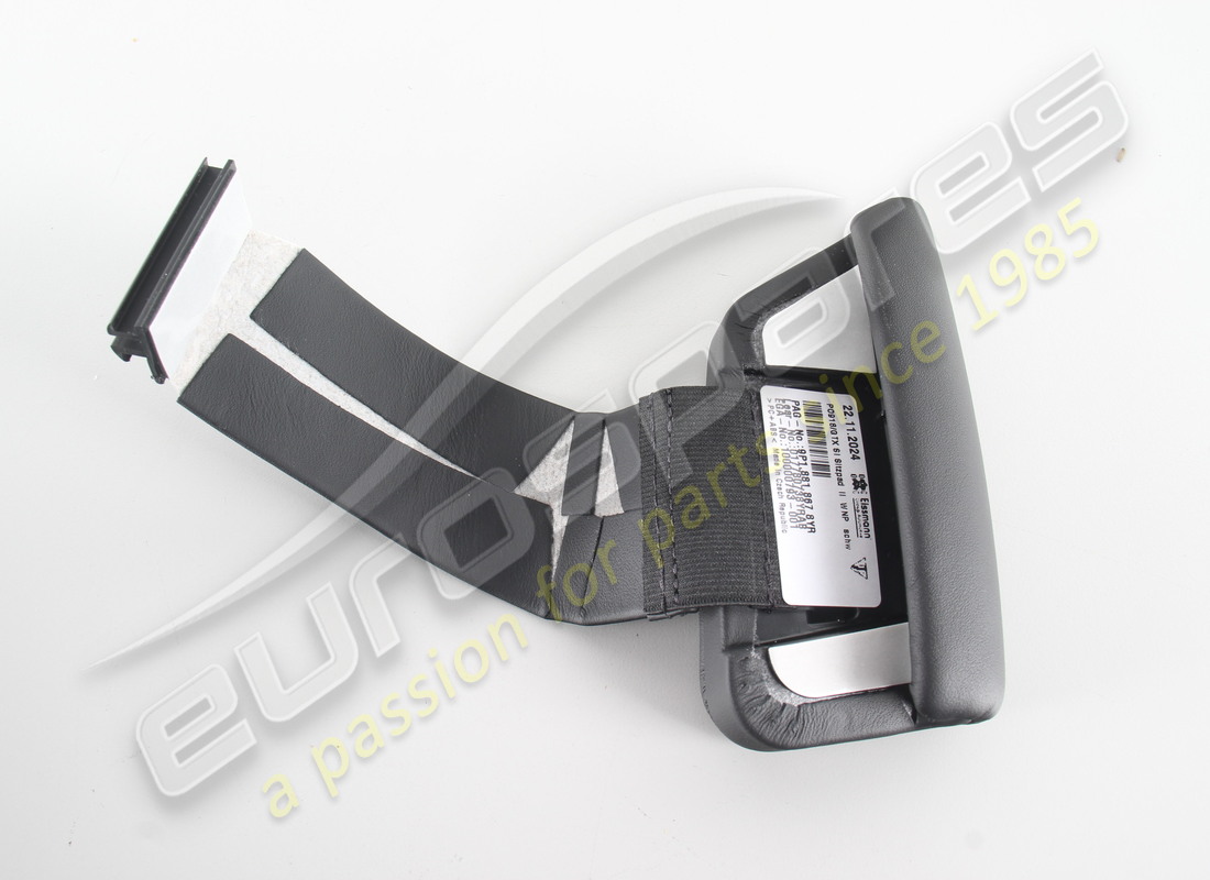 nuevo asiento porsche izquierdo acolchado intermedio negro. número de pieza 9p18818678yr (2)
