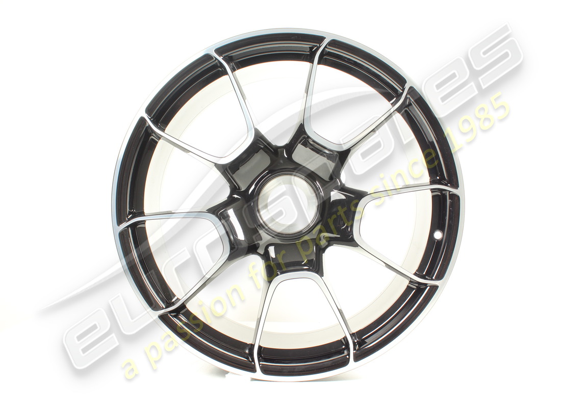 nueva llanta de aleación porsche con cierre central negro. número de parte 992601025af041 (1)