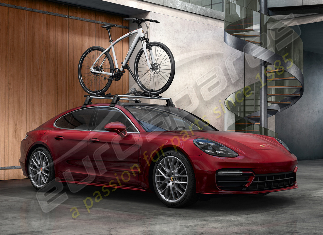 nuevo portabicicletas porsche. número de pieza 95b044831 (12)