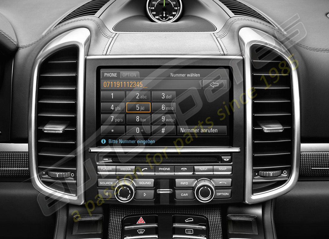 módulo de teléfono nuevo porsche. número de pieza 95804490110 (1)
