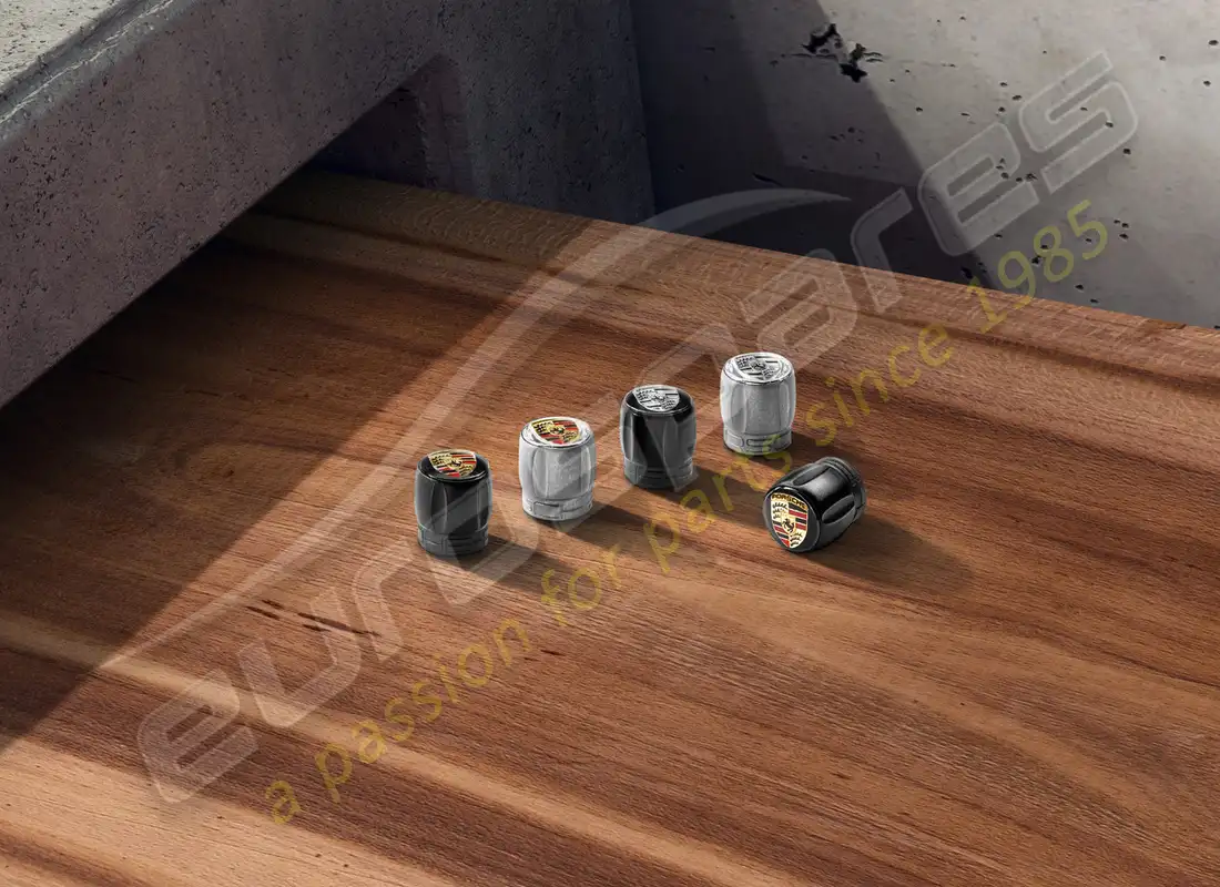 nuevas tapas de válvulas decorativas porsche. número de pieza 99104460268 (1)