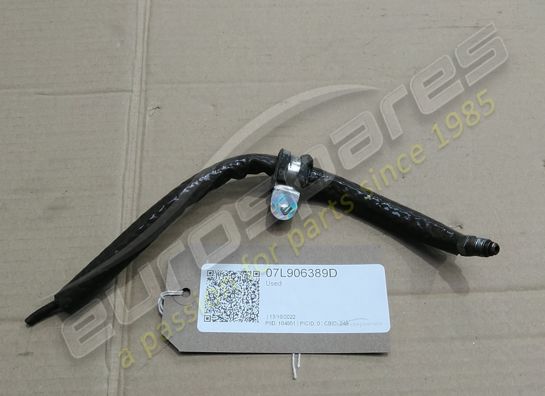 tubo lamborghini usado. número de pieza 07l906389d (1)