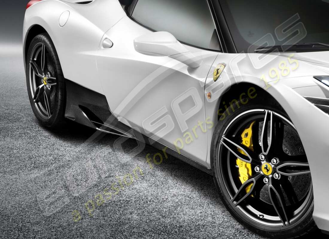 nuevo kit de faldones laterales debajo de la puerta ferrari fibra de carbon. número de pieza 70003361 (1)